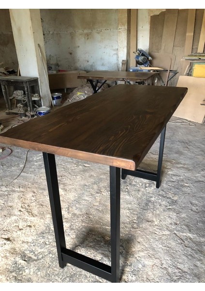 Doğal Kütük Ağaç Bar Masası Modelleri 60X160.CM indirimleri
