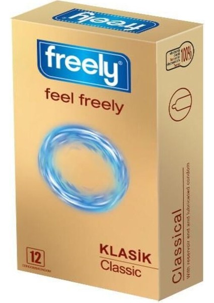 Prezervatif Klasik Şeffaf Condom 12'li