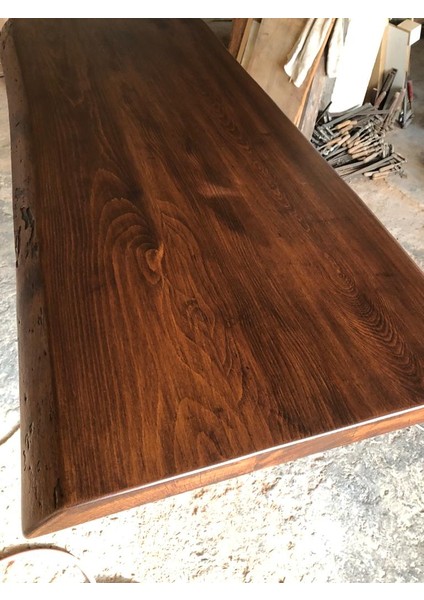 Doğal Gürgen Ağacı Kütük Masa Üstü Tablası 70X140.CM