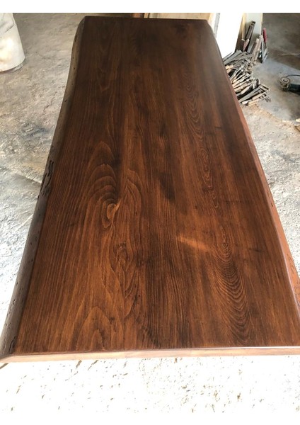 Doğal Gürgen Ağacı Kütük Masa Üstü Tablası 70X140.CM
