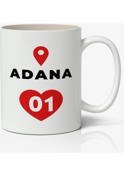 Adana Baskılı Kahve Kupa Bardak