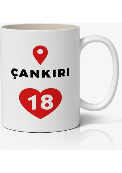 Çankırı Baskılı Kahve Kupa Bardak