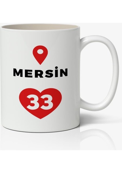 Mersin Baskılı Kahve Kupa Bardak