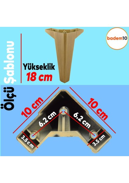 Sedir Lüks Mobilya Kanepe Sehpa Tv Ünitesi Konsol Koltuk Ayağı Açık Ceviz 18 cm Ayakları (4 Adet) modelleri