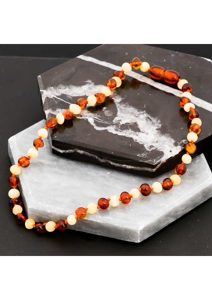 Bebek Damla Kehribar Diş Kolye fırsatları