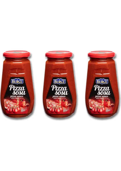 Fesleğenli Pizza Sosu 580 gr x 3 Adet
