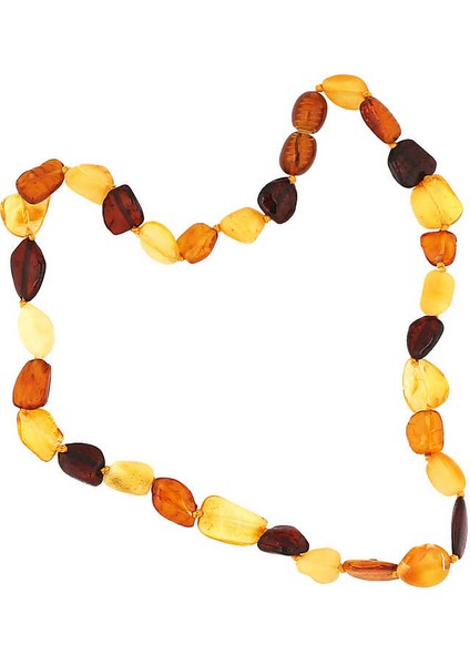 Bebek Damla Kehribar Diş Kolye