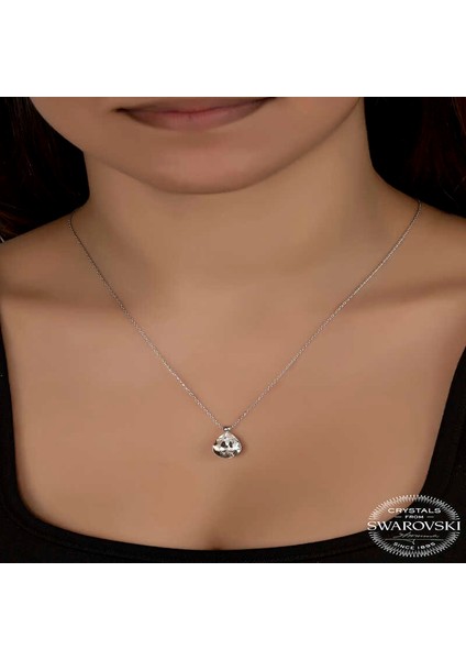 Swarovski Crystal Taşlı Damla 925 Ayar Gümüş Kadın Kolye fiyatları