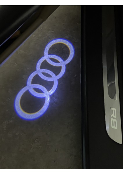 Audi Q7 Kapı Altı Logo Aydınlatma Karşılama Aksesuar LED