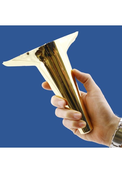 Aspen Lüks Mobilya Kanepe Koltuk Tv Ünitesi Baza Ayağı Ayakları 24 Cm Altın Gold Ayak (4 Adet)