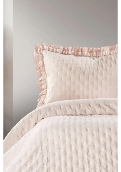 Lima Pudra Çift Kişilik Yatak Örtüsü Seti modelleri