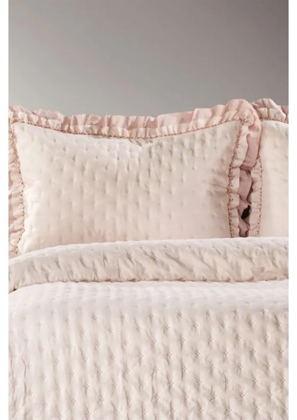 Lima Pudra Çift Kişilik Yatak Örtüsü Seti fırsatları