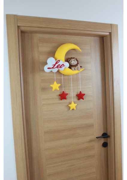 Leo İsimli Aydede Aslan Bebek ve Hastane Odası Kapı Süsü fırsatları