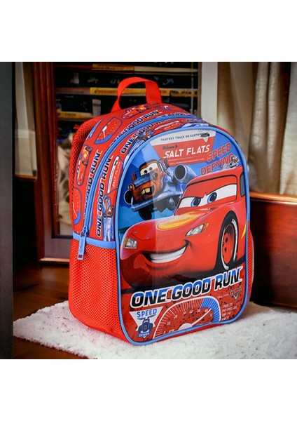 Disney Cars Lisanslı Anaokulu Çantası Tek Bölmelive Beslenme Çantası