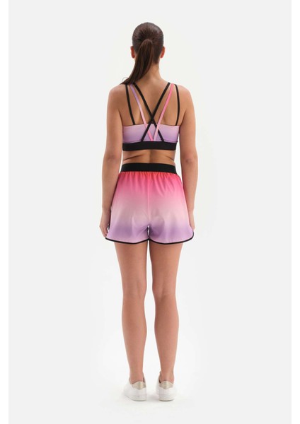 Pembe Kadın Şort Taytlı Degrade fiyatları