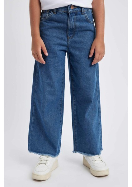Kız Çocuk Wide Leg Geniş Paça Pantolon V4325A623AU fırsatları