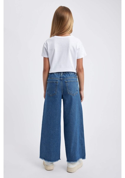 Kız Çocuk Wide Leg Geniş Paça Pantolon V4325A623AU indirimleri