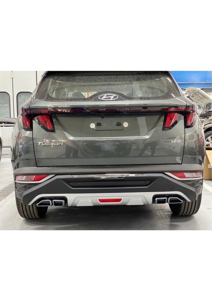 Hyundai Tucson Için 2021+ Ön Arka Tampon Koruma