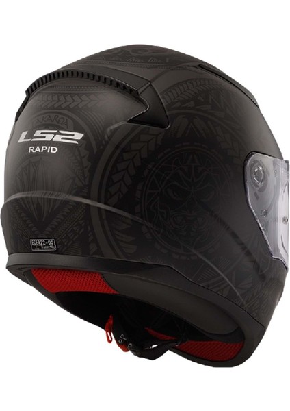 Rapid Takaroa Mat Siyah Kask M fırsatları