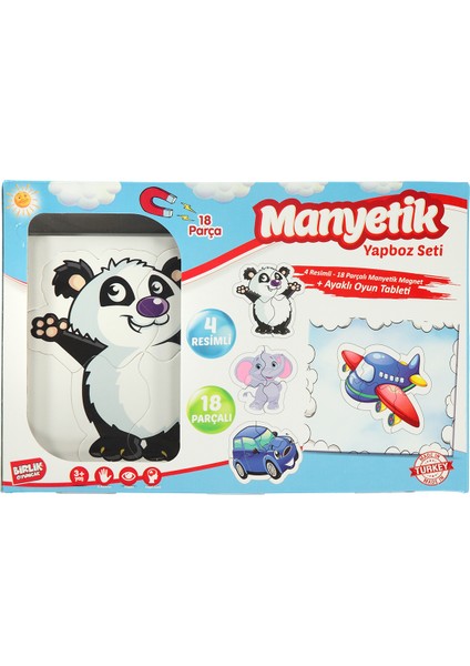 Oyuncak Manyetik Tabletli Puzzle