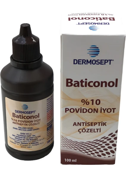 Dermosept Batikon Baticonol Antisepti Çözelti 100 ml