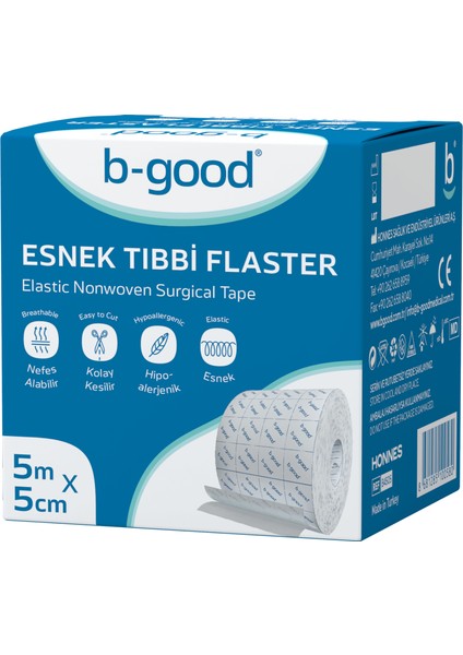 B-Good Esnek Fix Tıbbi Flaster 5mX5cm