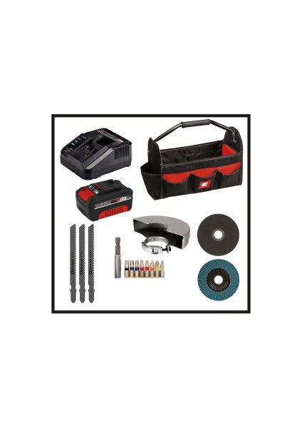 Te-Tk 18/3 Li Kit Akülü Alet Set 2x 4AH Akü+1x 2.5AH Akü+3x Dolum Cihazı