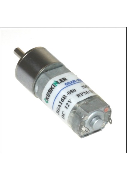 Keskinler KGA16R-050 12V 500RPM 1:24 Redüktörlü Dc Motor