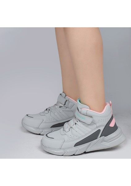 27823 Açık Gri - Pembe Kız Çocuk Spor Bot fırsatları