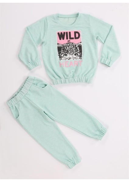 Cute Wild Mint Jogger Eşofman Takım