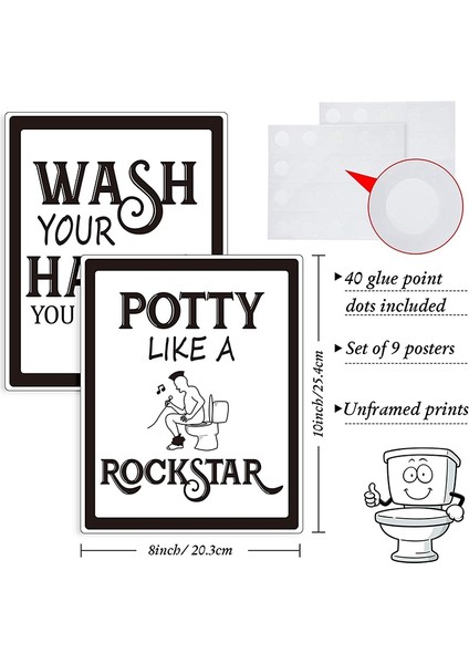 Adet Banyo Duvar Sanatı Duvar Dekoru, Komik Eski Banyo Banyo Posterler Duvar Tuvalet Banyo Dekor (Yurt Dışından) fiyatları