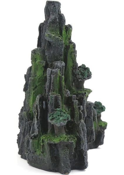 Akvaryum Süs Reçine Döşeli Yapay Tepe Reçine Dağ Manzarası Kaya Dekorasyon Süs Balık Tankı-B (Yurt Dışından) fırsatları