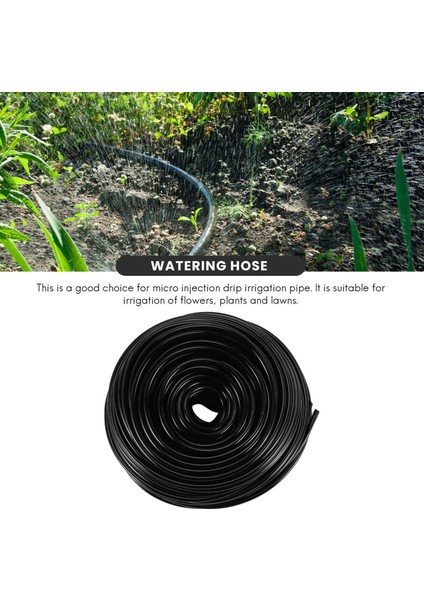 50M Sulama Borusu Hortum Borusu 4/7mm Hortum Damla Sulama Sistemi (Yurt Dışından)