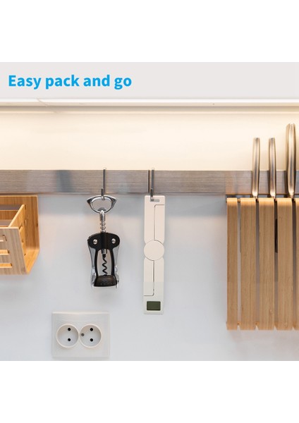 Mini Katlanır Dijital Gıda Ölçeği Taşınabilir Ev Gıda Tartı Kahve Ölçeği Dijital LED Ekran Mutfak Aksesuarları Siyah (Yurt Dışından) fiyatları