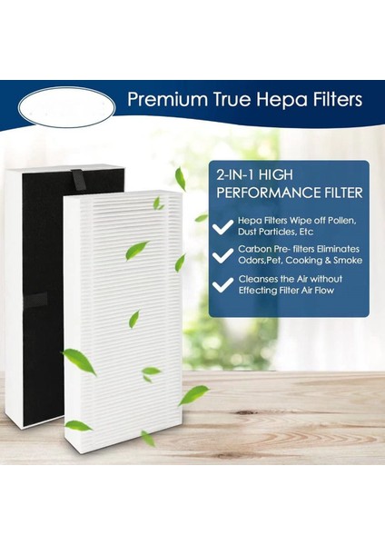 HRF201B Için 2 Paket Hava Temizleme Filtresi, FRF102B Için Yedek U Hepa Filtre ve Filtre U,HRF201B,HHT290,ET (Yurt Dışından)