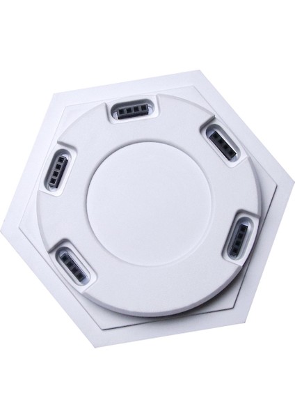 Rgb LED Lamba Altıgen Işık Dokunmatik Sensör Rgbw LED Duvar Lambası LED Işık Renkli Modüler Gece Lambası (Yurt Dışından)