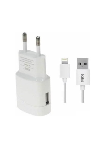 T.tec Taks Şarj Aleti 5TS01LB Iphone 1.5A Set