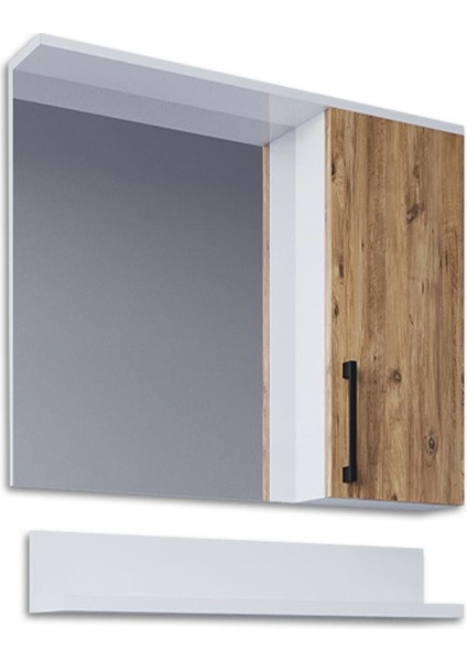 Eko 65 cm Mdf Banyo Aynalı Üst Dolap