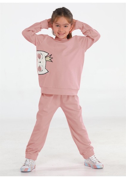 Kedi Prenses Gülkurusu Kız Çocuk Eşofman Takım fiyatları