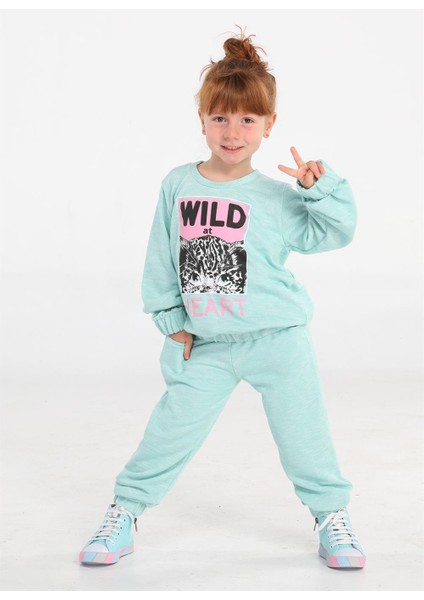 Cute Wild Mint Jogger Eşofman Takım