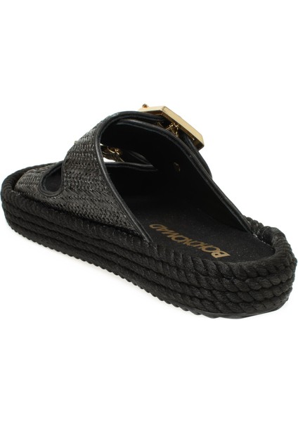 Sydney-Z Hasır Siyah Kadın Terlik fırsatları