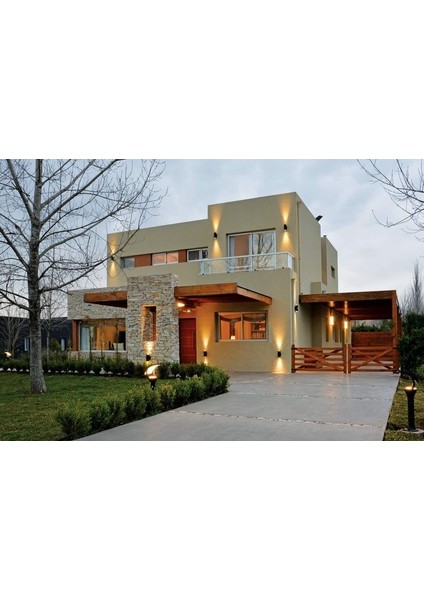 6 Adet Gün Işığı Çift Yönlü Dekoratif Işık Süzmeli Iç ve Dış Mekan, Bahçe, Balkon, Teras, Salon Apliği