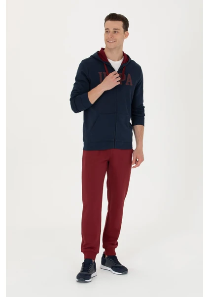 U.S. Polo Assn. Erkek Bordo Eşofman Altı 50269408-VR014