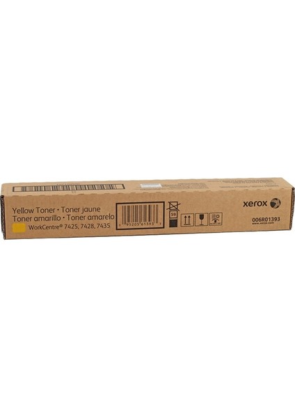 HPZR Xerox Workcentre 7425-006R01400 Sarı Orjinal Toner