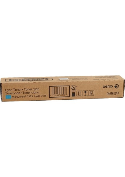 HPZR Xerox Workcentre 7425-006R01402 Mavi Orjinal Toner