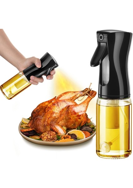 Buffer® Çok Amaçlı Cam Şişe Püskürtmeli Dağıtıcı Yağdanlık Limonluk Sirke Sosluk Spreyi