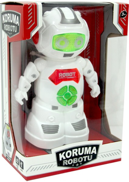 Türkçe Konuşan Pilli Koruma Robotu Güven