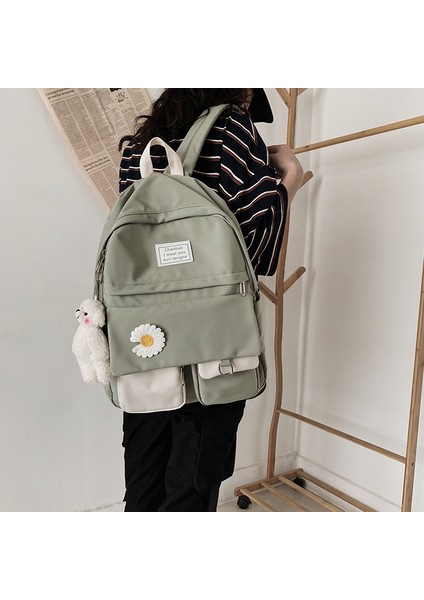 Ortaokul Öğrencilerinin Okul Çantası Kadın Mori Serisi Kızlar Için Japon Tarzı Tüm Maç Sırt Çantası (Yurt Dışından)