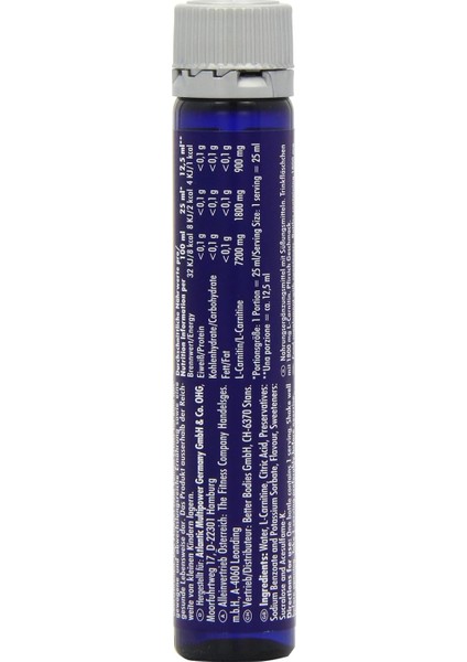 L-Carnitine Liquid Forte 1800 mg 20 Ampül - Şeftali Aromalı modelleri