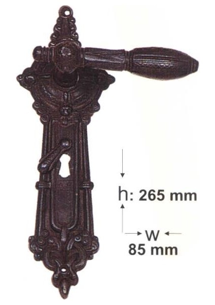 Antik Bronz Kapı Kolu Oda A-29